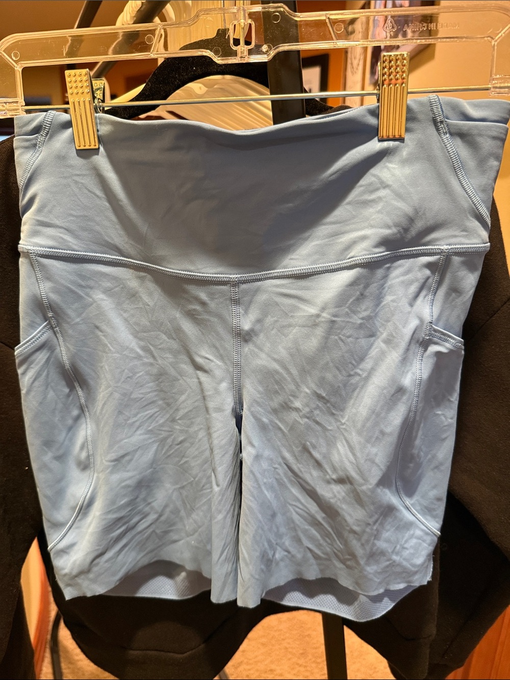 lululemon athletica Light Blue Bike Shorts